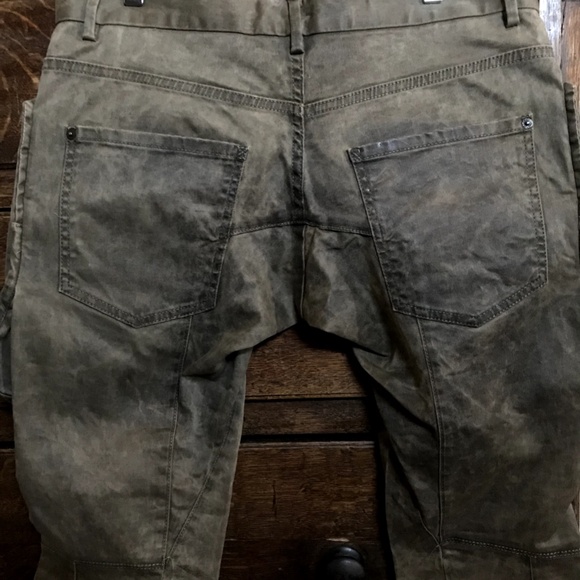 DSQUARED2 Coated Cotton Cargo Military Pants - Size It 42 / US 6 - Picture 9 of 13